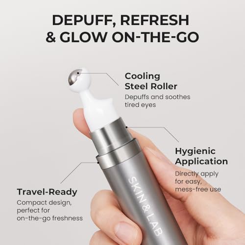 Bakuchiol Eye Serum Roll-On with Caffeine | Anti-Aging, Fine Lines
