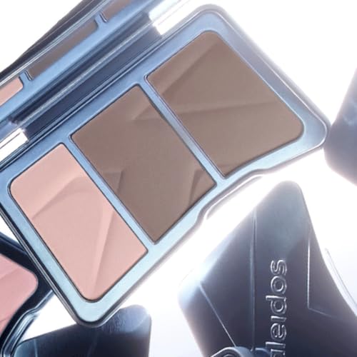 Kaleidos Tri-Color Contour Palette S01 Light with Brush
