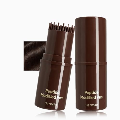 Hair Color Stick with Comb for Gray Hair Cover, Dark Brown