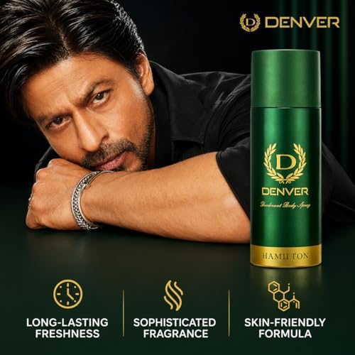 Denver Hamilton Deodorant Body Spray for Men, 5oz (Pack of 3)