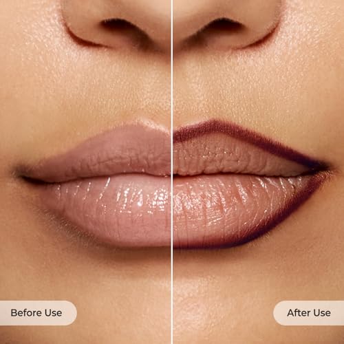 Laka Stain Lip Liner, 0.7g/0.02oz, Rich Creamy Long Lasting Color, Waterproof & Transfer-Proof, Easy Drawing with Smooth Application (#06 Mauve Whisper)