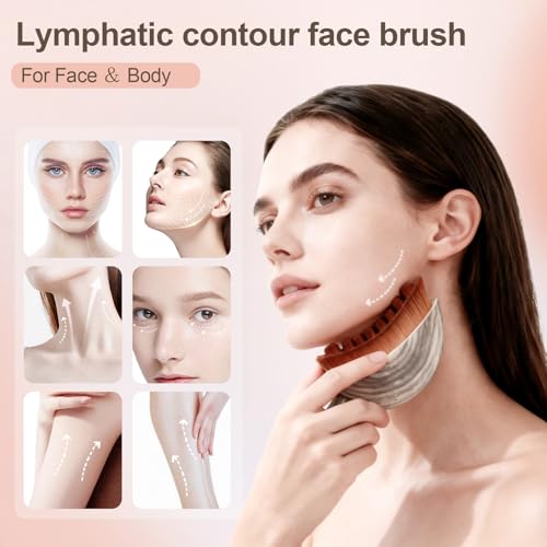 Lymphatic Drainage Face Brush - Facial Sculpting Massager
