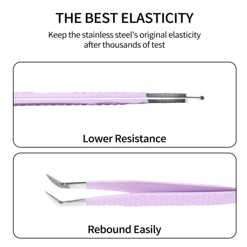 VEYES INC High Precision Eyelash Extension Tweezers Volume G01 Lash Tweezers For Professional Eyelash Extension