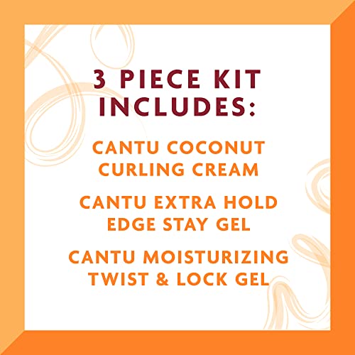 Cantu Coconut Twist Bundle, 3 Count