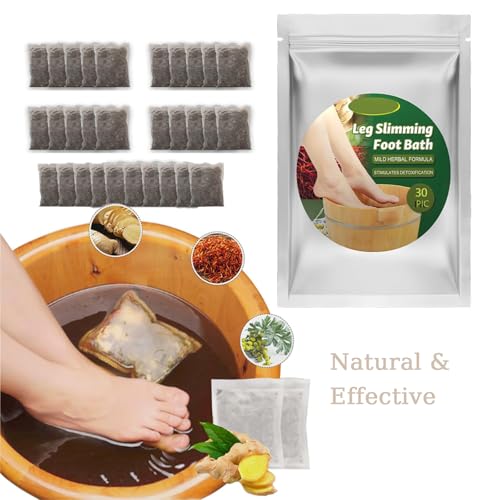Grospe Natural Mugwort Herbal Foot Bath Bags for Relaxation & Foot Care