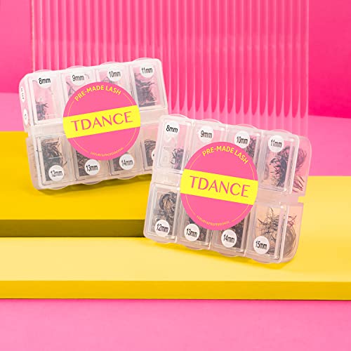 TDANCE 600 Premade Lash Fans 5D-24D Natural Volume Extensions