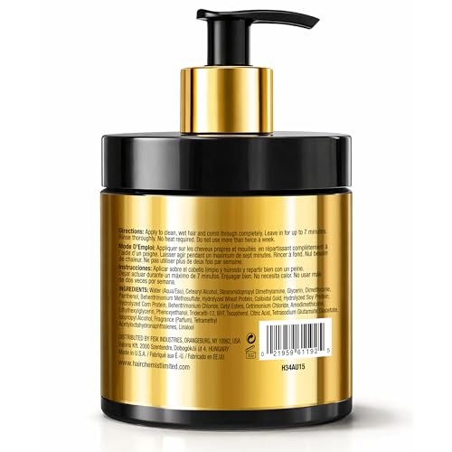 Hair Chemist 24K Gold Hair Mask for Shine & Frizz Control - 15 oz