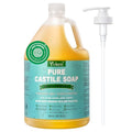 Castile Soap Liquid EWG Verified(1 Gallon, Unscented) Pure-Castile Liquid Soap for Body, Face, Hand, Pets, Laundry, Dish Soap and More - Made With Organic Oil, Vegan, Clean & Gentle, Versatile