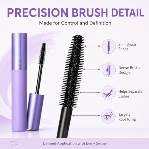 Everlove Waterproof Mascara for Mature Women - Lengthening & Smudge-Resistant
