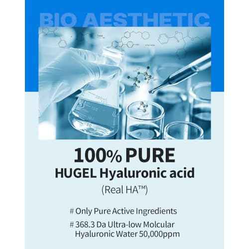WELLAGE Real Hyaluronic Blue Ampoule 100, Korean Skincare, Fragrance Free Hyaluronic Acid Serum with Panthenol, Wild yam, Centella for Sensitive Dry Skin Moisturizer 1.01 fl.oz