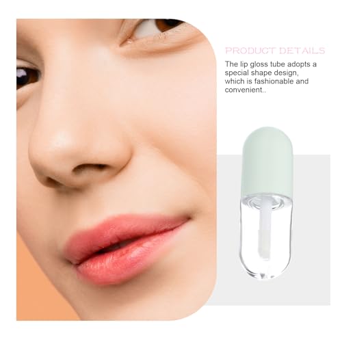 10Pcs 5ml Refillable Lip Gloss Tubes with Applicator Wands