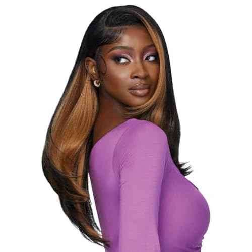 Outre Lace Front Wig - Perfect Hair Line 13X4 - Swoop Series - Swoop 1 (SWEDISH BLONDE)