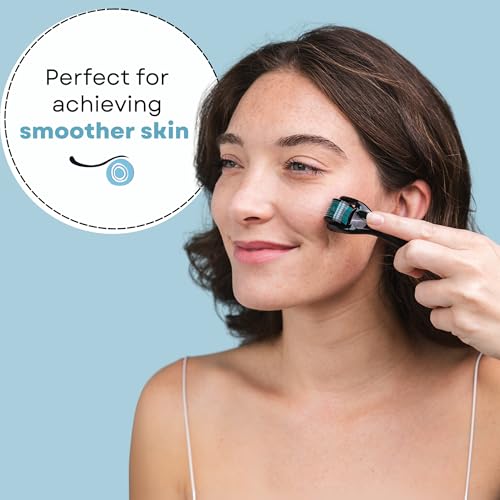 Derma Roller 0.3mm 540 Titanium Needles - Face & Scalp