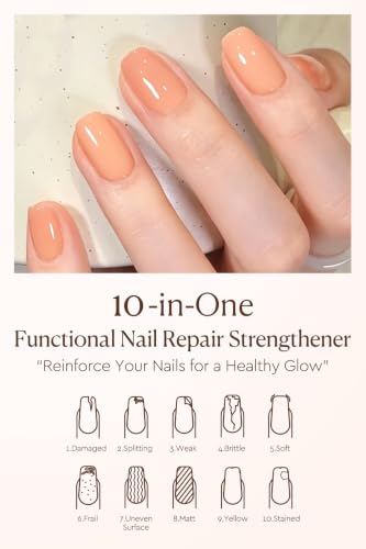 Nail Strengthener for Weak & Damaged Nails - 18ml Jelly Polish