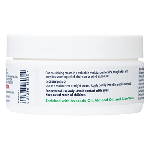 De La Cruz Vitamin E Cream Moisturizer for Face and Neck - Moisturizing Skin Care for All Skin Types - Made in USA (Pack of 2)