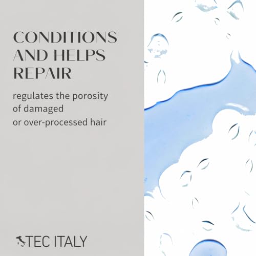 Tec Italy Due Faccetta Massimo, Leave-In Treatment for Overprocessed Hair, UV & UVA Protection, Frizz Control, PH Balancer & Deep Hydration, 10.14 fl oz (300 ml)