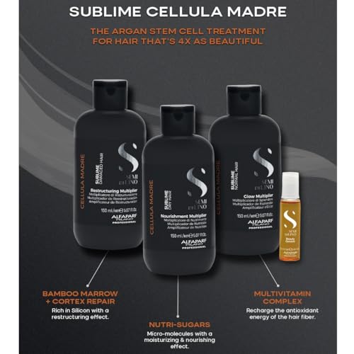 Alfaparf Milano Semi di Lino Beauty Genesis & Glow Multiplier Hair Set