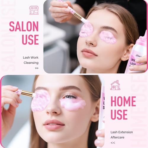 Whipped Lash Extension Shampoo Cream - 100ml with Brush