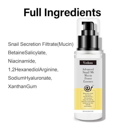 Vedora Snail Mucin 96% Hydrating Essence Serum 100ml