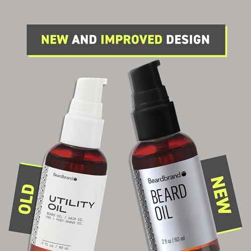 Beardbrand Beard Oil for Men with Jojoba & Vitamin E ? Softens Stubble, Conditions Skin & Promotes Beard Growth | Teakwood, Rosemary, & Citrus Scent | 2 fl oz