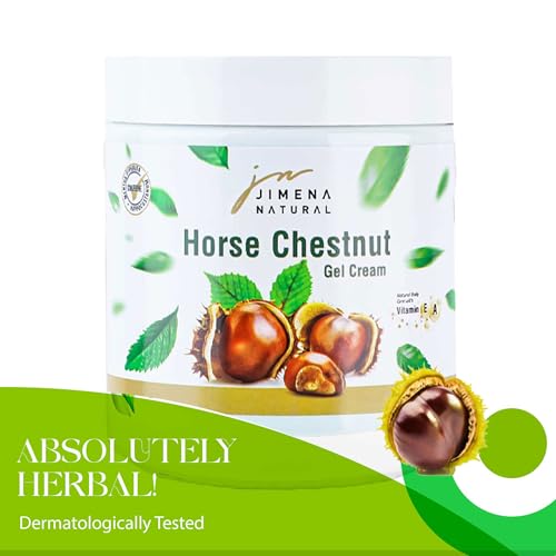 Horse Chestnut Gel Cream For Varicose Veins Legs (500ml/16.9 Fl oz), Relaxing, Cooling, Soothing Cream for Feet, Legs, Knees, Back