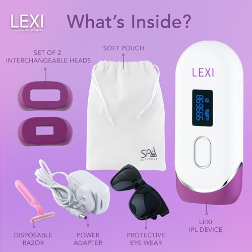IPL Hair Removal Device - Painless Permanent Laser System with 999,999 Flashes