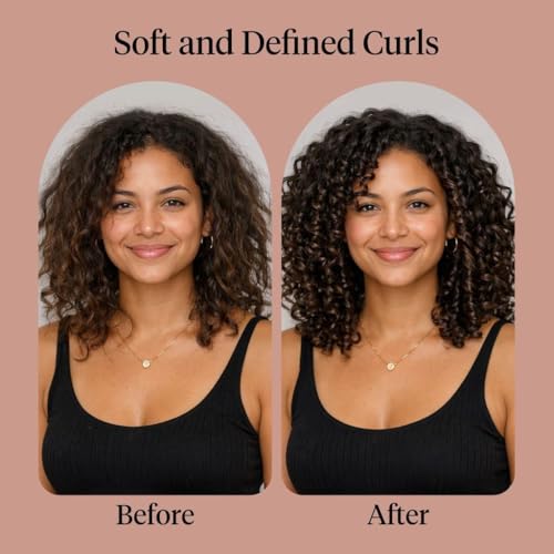 Kitsch Moisturizing Curl Cream for Curly & Wavy Hair - 5 oz, Frizz Control