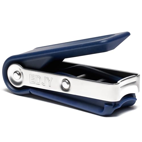 EDJY Precision Stainless Steel Fingernail Cutter - Ergonomic & Durable