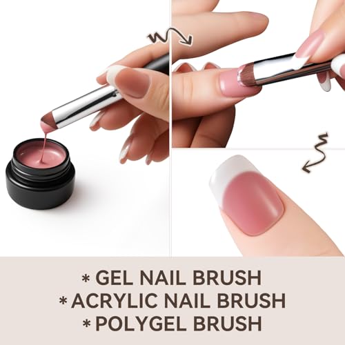Acrylic Nail Brush for French Tips & Gel Polish Cleanup
