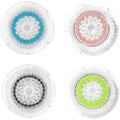 Brushot Brush Head Replacements Set Compatible with Clarisonic Mia 1, Mia 2, Mia Fit, Alpha Fit, Smart Profile Uplift and Alpha Fit, 4 Pack