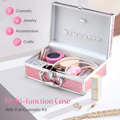 Color Nymph Makeup Kit for Teens - 24pc Set with Train Case