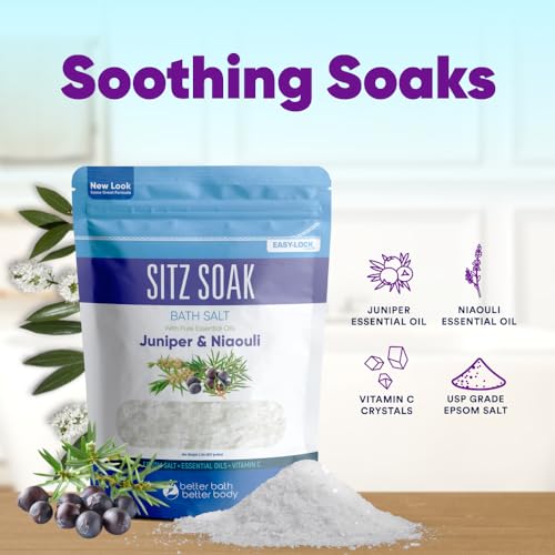 Sitz Bath Salt 2-Lbs Epsom Salt Soothing Essential Oils
