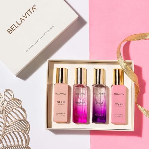 Bellavita Luxury Women's Perfume Gift Set - 4x20ml