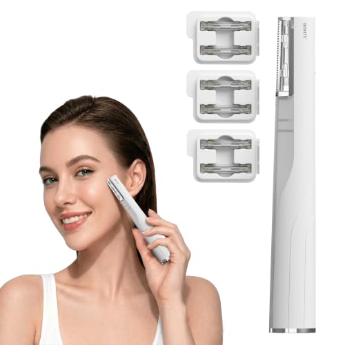 Sonic Dermaplane Razor for Women - Facial Hair & Peach Fuzz Remover