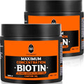 Beard Butter,Maximum Concentration Biotin,with Castor Oil and Argan & Jojoba Oils, Promotes Beard Growth, Styles, Strengthens & Softens Beards ,Unruly Beards While Relieving Itch,2 Ounce*2 (2 Pack)