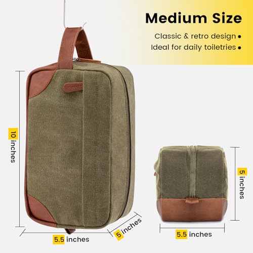 Vorspack Travel Toiletry Bag - Water Resistant Canvas