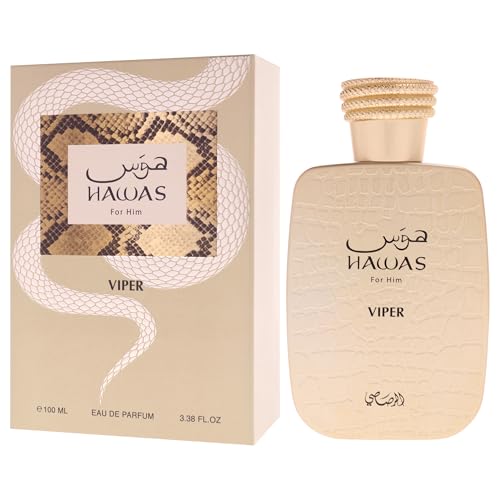 RASASI Hawas Viper Eau de Parfum for Men 100ml - Oriental & Rich Scent Spray
