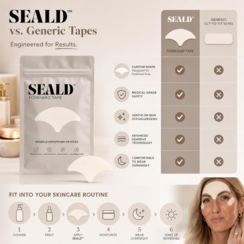SEALD Forehead Tape – 30 Wrinkle Smoothing Patches