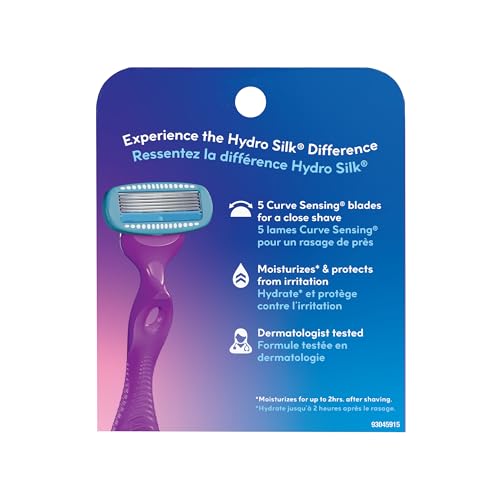 Moisturizing Razor Blade Refills for Women - 5-Blade, 6 Count