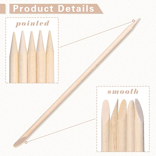 Demissle 400 Pcs Wooden Wax Applicator Sticks for Eyebrow & Hair Removal