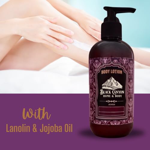 Black Canyon Frankincense & Golden Myrrh Scented Body Lotion with Lanolin and Jojoba Oil, 12 Oz
