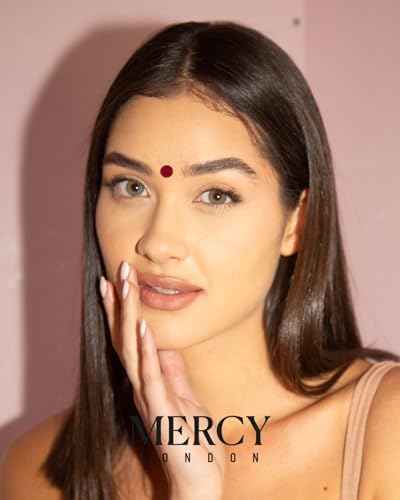 Maroon Velvet Bindis by Mercy London – Face Jewels Multipack