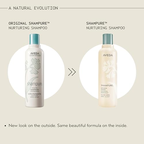 Aveda Shampure Nurturing Shampoo for Fine to Medium Hair | Gently Cleanses Hair | Daily Shampoo | 96% Naturally Derived* | Calming Aroma of Lavender & Ylang Ylang