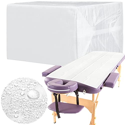 Disposable Massage Table Sheets - 100 Pack Waterproof Oil-Proof Spa Covers