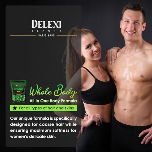 Men¡¯s Waxing Kit for Coarse Back & Chest Hair ? New Heavy-Duty Edition ? Home Waxing System for Couples & Male Grooming ? Includes Analog Warmer & Precision Tools for Beard & Brows
