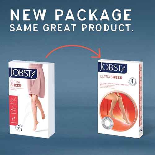BSN Medical 121503 JOBST Compression Stocking, Knee High, 20-30 mmHG, Closed Toe, X-Large, Natural