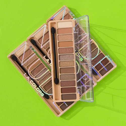 Nude Eyeshadow Palette - 12 Highly Pigmented, Long-Lasting Shades - Variation of THIS listing