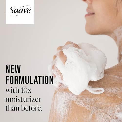 Suave Moisturizing Body Wash Women, White Tea and Lavender with Vitamin E and Aloe Extracts, No Parabens, No Phthalates, 18 Oz (Pack of 6)