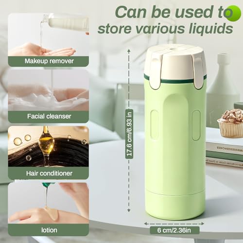 CLRDZN 4-in-1 Travel Dispenser Bottle Set - 30ML Leakproof Toiletry Containers