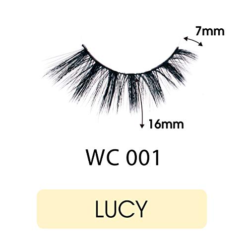 EBIN NEW YORK Cattitude 3D Lash 5 Pair ? Wild Cat 3D Lash Super Soft Fin Tapered Fibers Widen Eyes Seamless & Natural Look Reusable